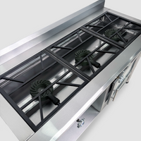 COCINA LINEAL CON HORNO - 3 QUEMADORES (MIXTO)
