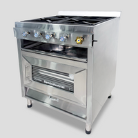 COCINA CON HORNO - 4 QUEMADORES (MIXTO)