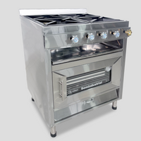 COCINA CON HORNO - 4 QUEMADORES (MIXTO)