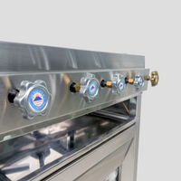 COCINA CON HORNO - 4 QUEMADORES (MIXTO)