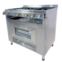 COCINA CON HORNO - 5 QUEMADORES (MIXTO)