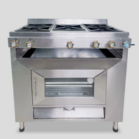 COCINA CON HORNO - 5 QUEMADORES (MIXTO)