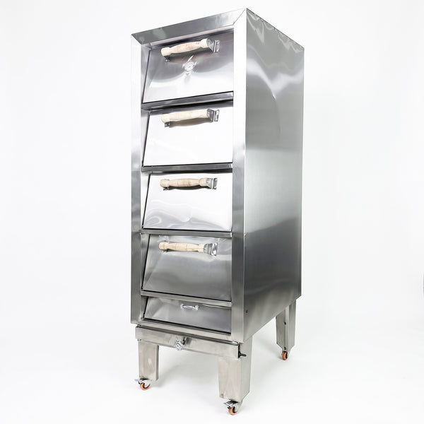 HORNO GAVETERO - 8 BANDEJAS (ACERO)