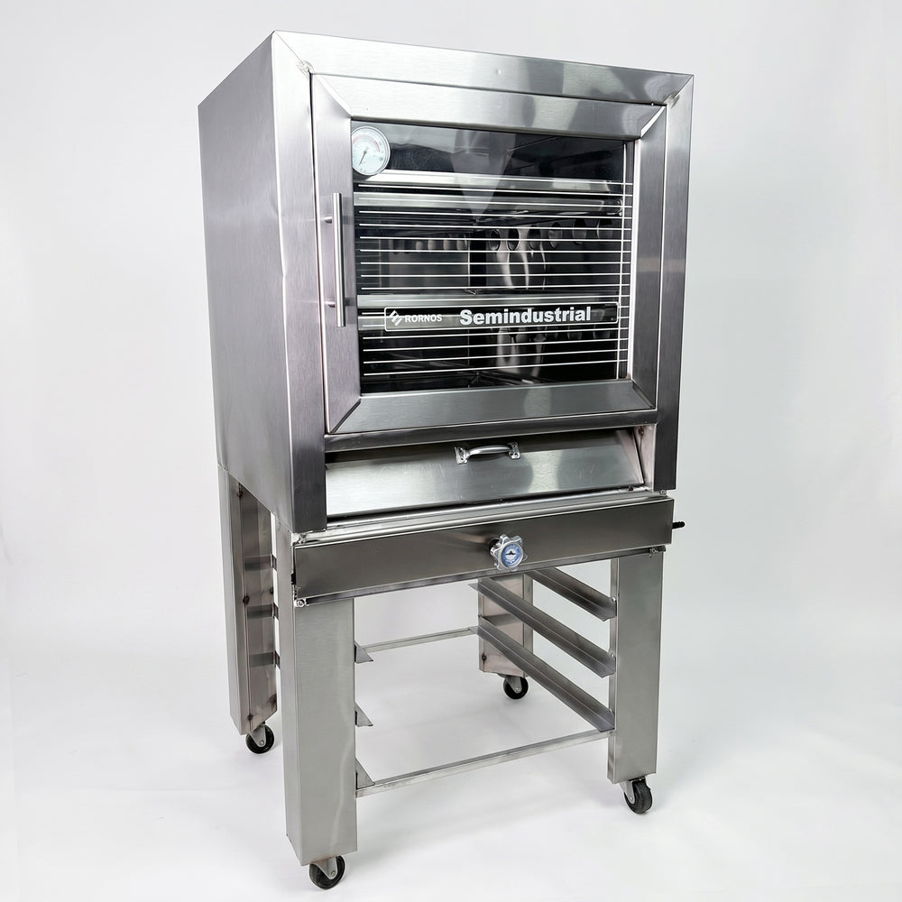 HORNO CON GRADILLERO SEMINDUSTRIAL - 3 BANDEJAS (MIXTO)