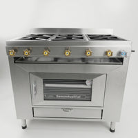 COCINA CON HORNO - 6 QUEMADORES (MIXTO)
