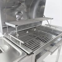 Asador Premium doble parrilla cuadrado