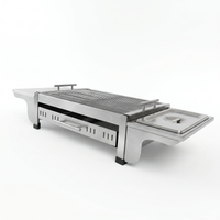 ASADOR PORTÁTIL DOBLE LATERAL CON BANDEJA
