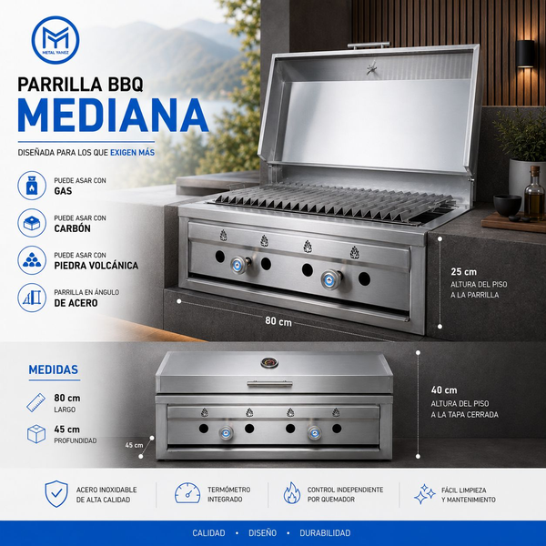 PARRILLA BBQ MEDIANA